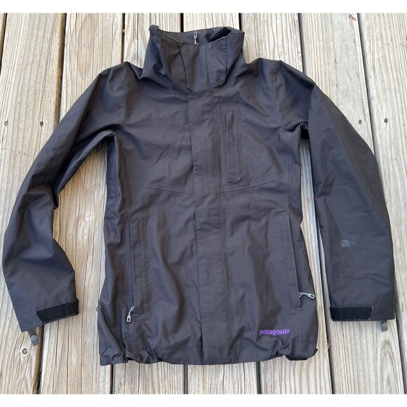 Patagonia Jackets & Blazers - Patagonia Snowbelle h2no Women's XS Jacket Shell Only RECCO Missing Hood - Black